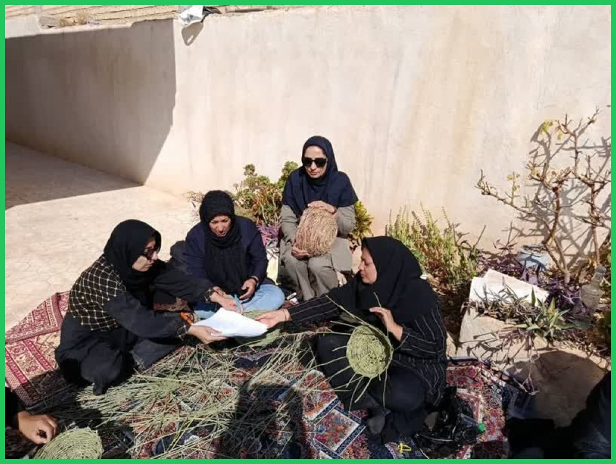 تلاش برای زنده‌سازی هنر ترکه بافی در داراب فارس